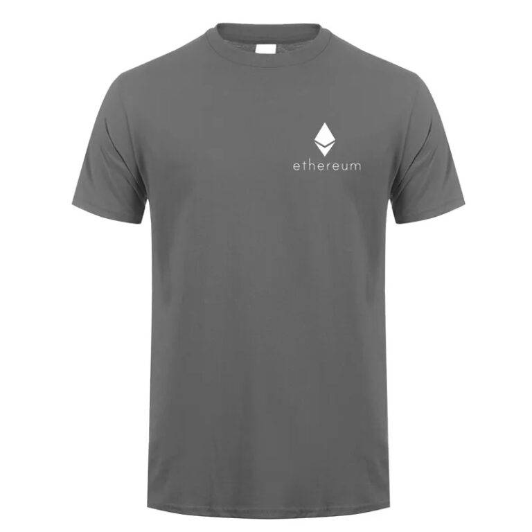 Ethereum Crypto Men’s T-Shirt: Casual Short-Sleeve Cool Top – ETH Money ...